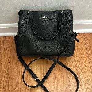 Black Kate Spade Leather Purse Like New